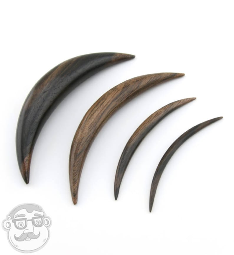 Areng Wooden Septum Tusk image 1