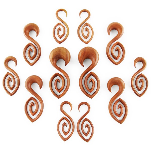 Arch Wooden Spiral Hangers