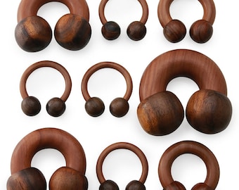 Wooden Circular Barbell Hoop Plugs