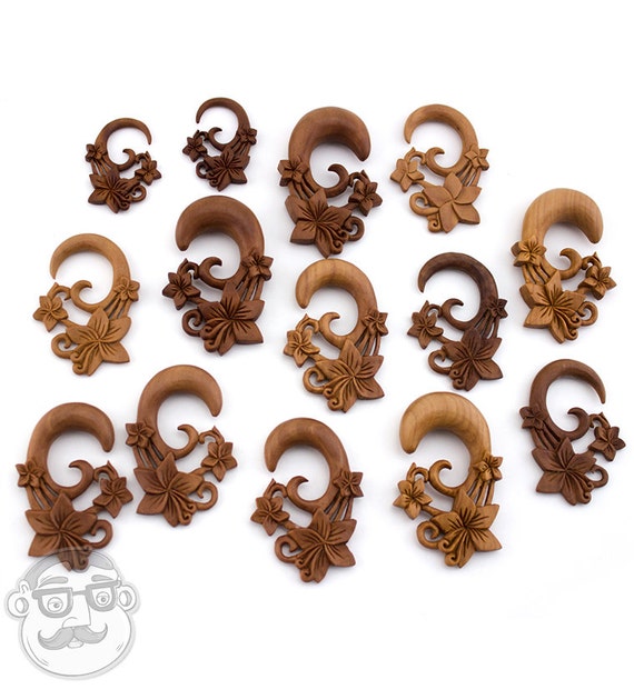 Saba Wood Plug Earrings - 5/8 Saba Wood Plug Earrings - 5/8