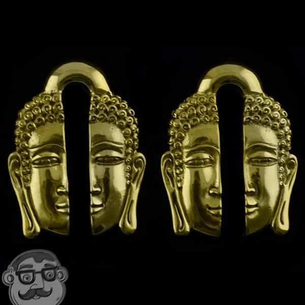 Buddha Brass Ear Weights