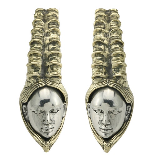 Amazonite Stone Square Brass Hangers Ear Weights Etsy