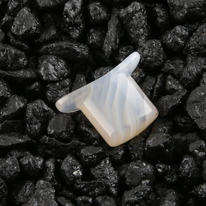 Montana Agate Stone Oval Labret Plug