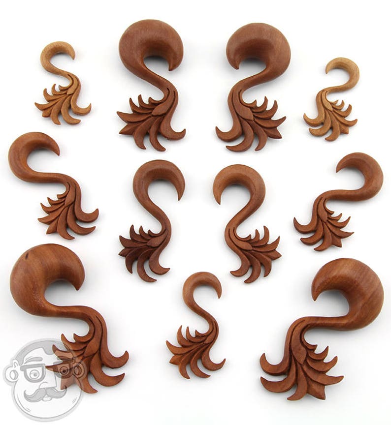 8G - 58 Palmetto Wooden Saba Hangers Sizes Gauges