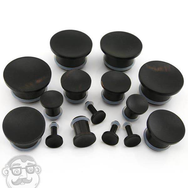 Single Flare Areng Wood Plugs