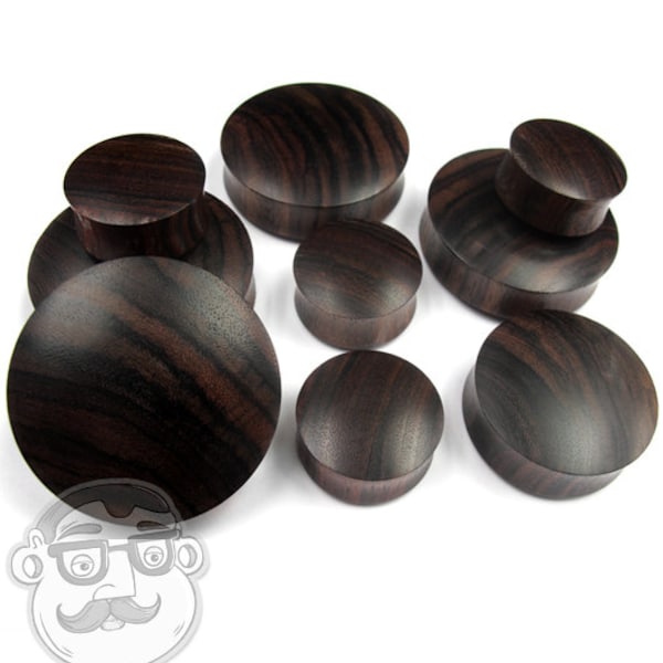 Sono Wood Plugs Sizes (28mm - 50mm) Pair - New!
