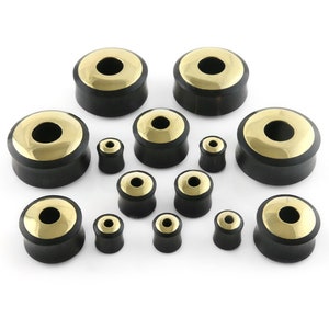 Areng Wooden Brass Tunnels - Sizes / Gauges (00 Gauge up to 1 & 1/4&quot; Inch)