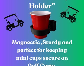 Birdie Sip” shot cup holder or dispenser