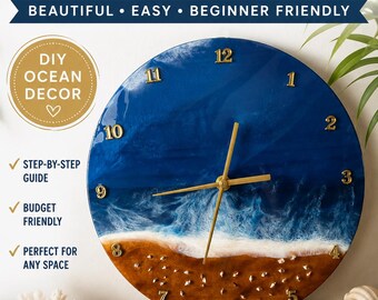 ocean wall clock 18 in