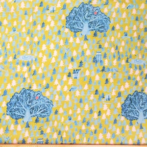 Charming &quot;Ihme Chamber Produce&quot; (Sold by the Yard): Cotton Double Gauze by Kokka (Made in Japan)