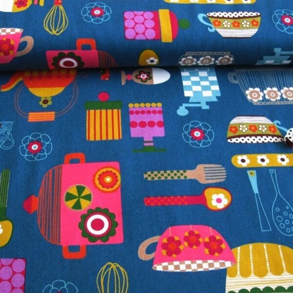 Yard of Kitchen Fabric: Japanese Cotton