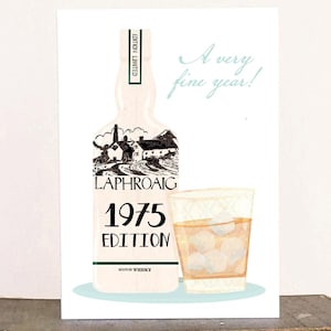 50.Geburtstagskarte für Ihn - Scottish Whisky 1975