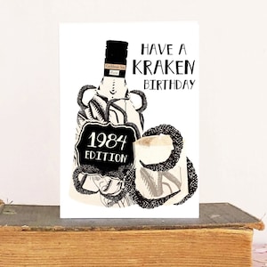 Carte 40e anniversaire - Personnalisable