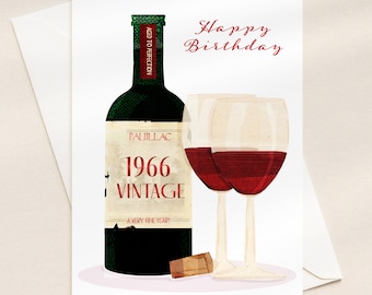 60th Birthday Card - For him or her