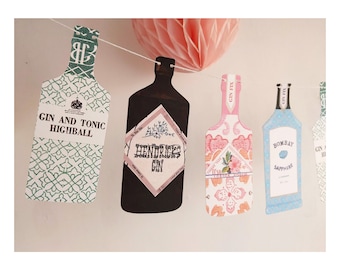 Alcohol Gifts Home Bar Plaque Kitchen Gifts Personalised Gin and Tonic Sign