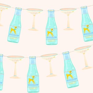 Decorazioni natalizie nostalgiche - Ghirlanda Babycham vintage anni '70