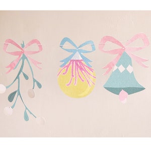 Retro Pastel Christmas Decorations