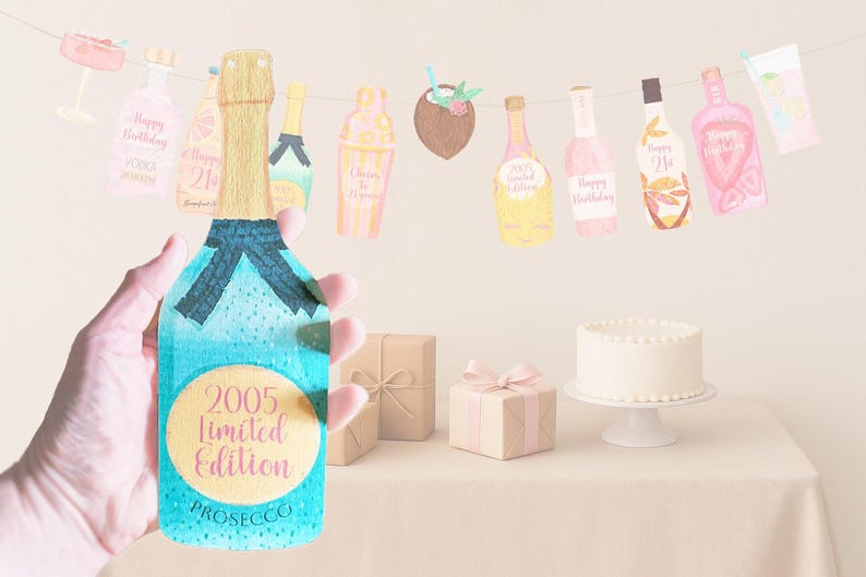 21st Birthday Decorations - Personalised for her or him image 14