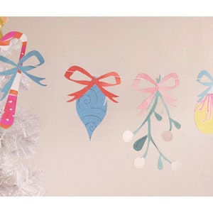 Retro Pastel Christmas Decorations image 4