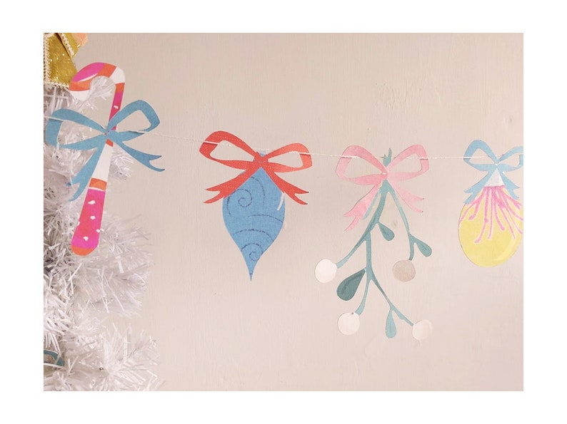 Retro Pastel Christmas Decorations image 4