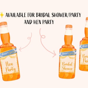 Custom Bachelorette Decorations- Last Spritz als Fräulein-Thema-Banner Bild 6