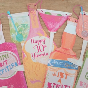 Aperol Spritz-feestdecor - 21e, 25e, 30e, 40e en 50e decoraties voor vrouwen afbeelding 12