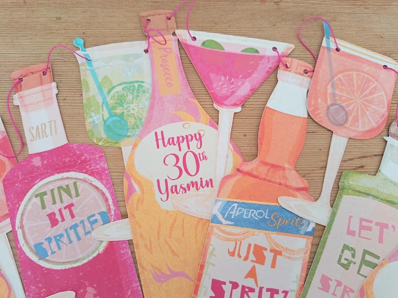 Aperol Spritz-feestdecor - 21e, 25e, 30e, 40e en 50e decoraties voor vrouwen afbeelding 12