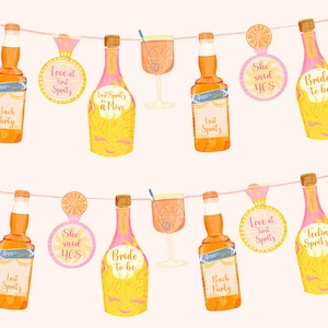 Custom Bachelorette Decorations- Last Spritz als Fräulein-Thema-Banner Bild 3