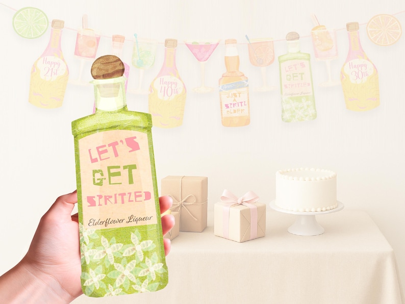 Aperol Spritz-feestdecor - 21e, 25e, 30e, 40e en 50e decoraties voor vrouwen afbeelding 9