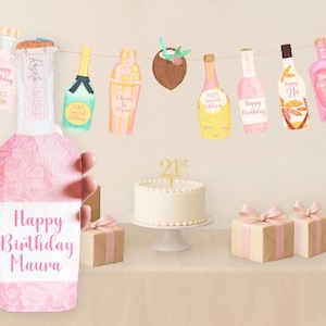 21st Birthday Decorations - Personalised for her or him image 16