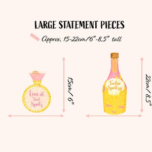 Custom Bachelorette Decorations- Last Spritz als Fräulein-Thema-Banner Bild 9