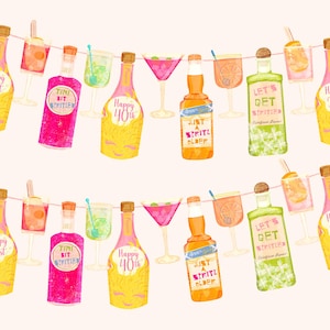 Aperol Spritz-feestdecor - 21e, 25e, 30e, 40e en 50e decoraties voor vrouwen afbeelding 1