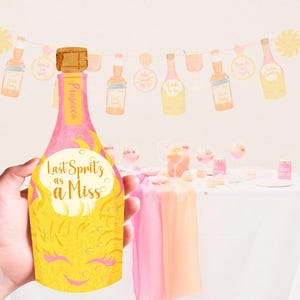 Custom Bachelorette Decorations- Last Spritz als Fräulein-Thema-Banner Bild 1