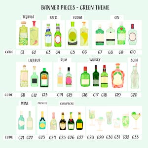 21st Birthday Decorations - Personalised for her or him image 9