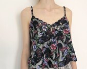Silky Rose Camisole victorias secret 90s lingerie medium