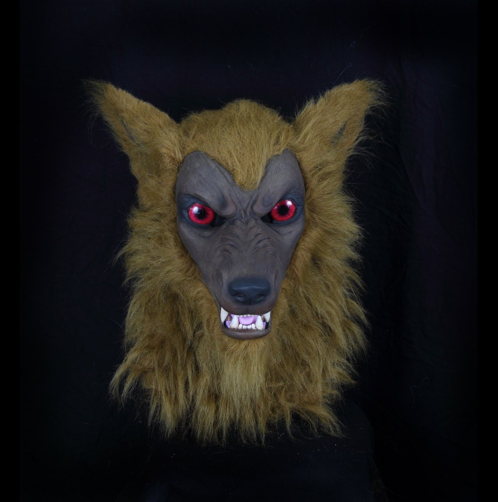 Realistic Wolf Fursuit Head