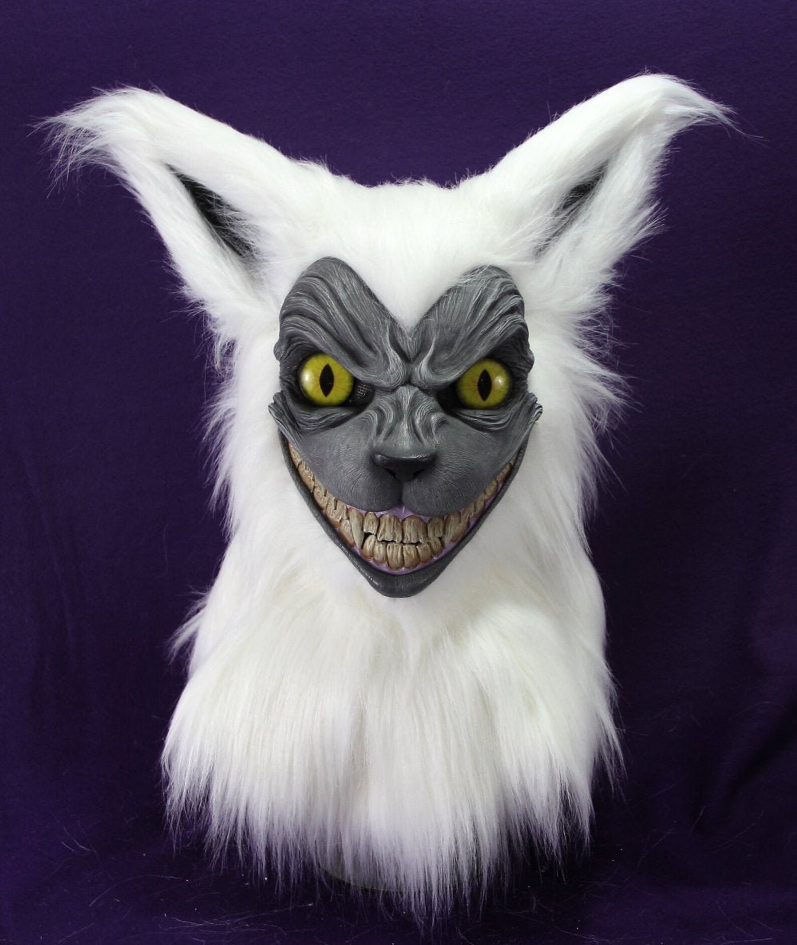 Cat Fursuit Feline Head Toony Realistic Mask Articulated Jaw Etsy