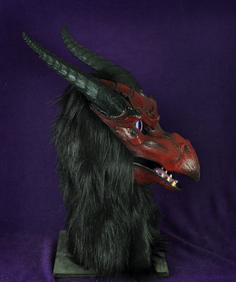 Dragon Fursuit Head Realistic Mask Articulated Jaw Silicone Etsy