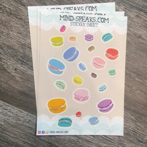 Macaron stickers