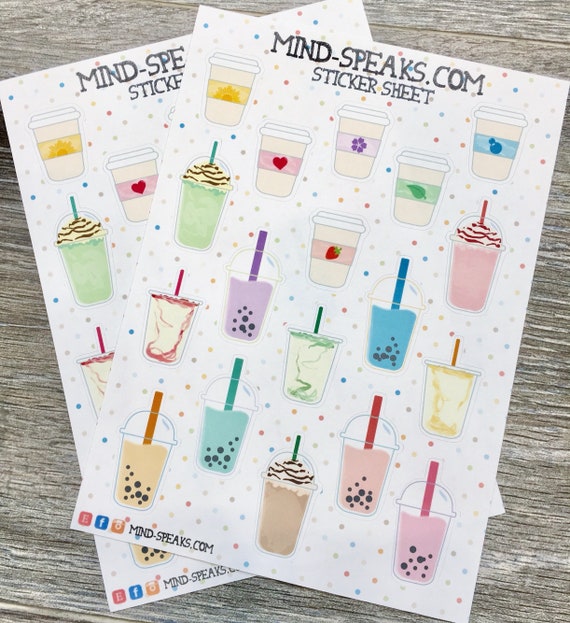 Cute Drink Stickers