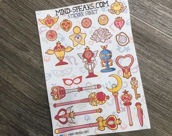 Moon Power sticker sheet