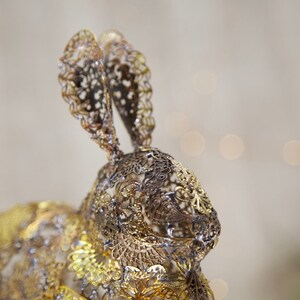 Bunny with Wooden Base image 3