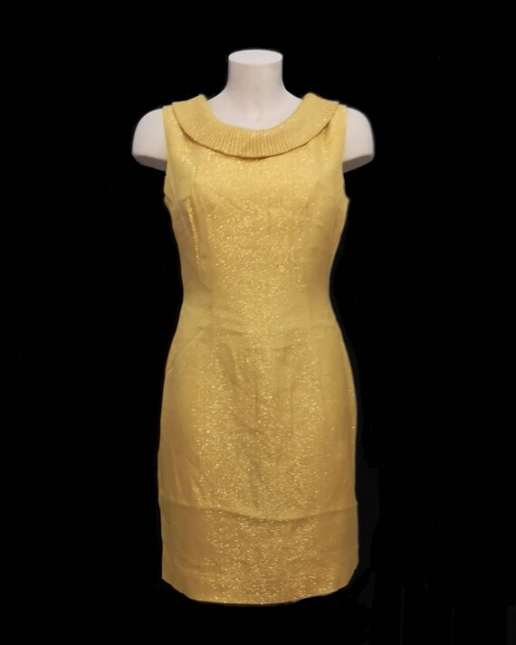 1960s GOLD LAMÉ DRESS