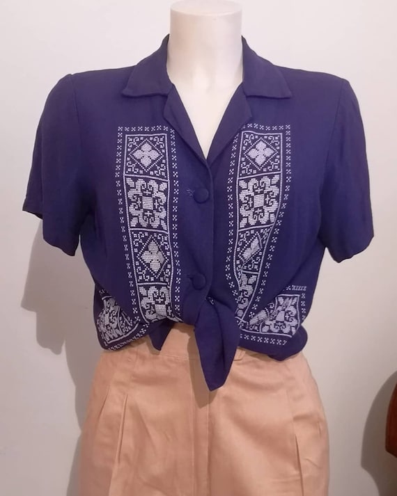 Vintage 1950s blouse