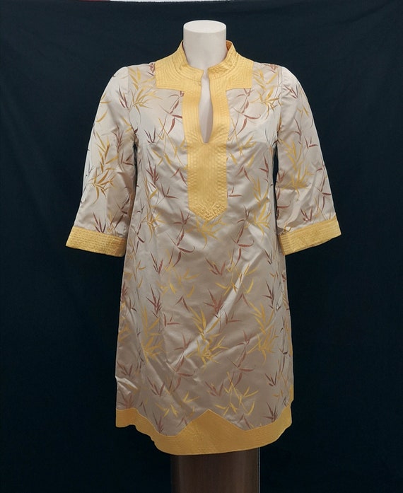 1960S SILK ETHNIC DRESS