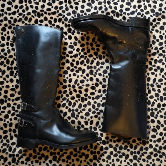 1960's biker boots