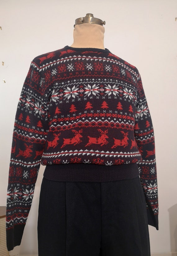 1940s STYLE SKI SWEATER