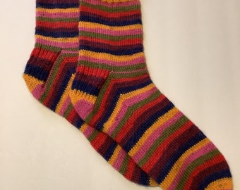 Chaussettes tricotées à la main
