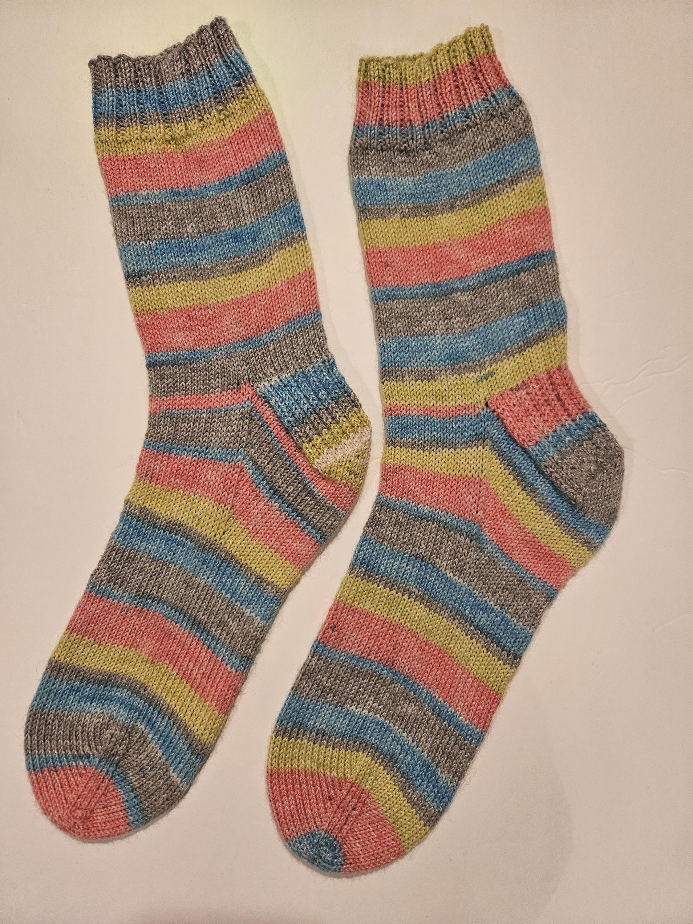 Chaussettes tricotées à la main en bambou mélangé