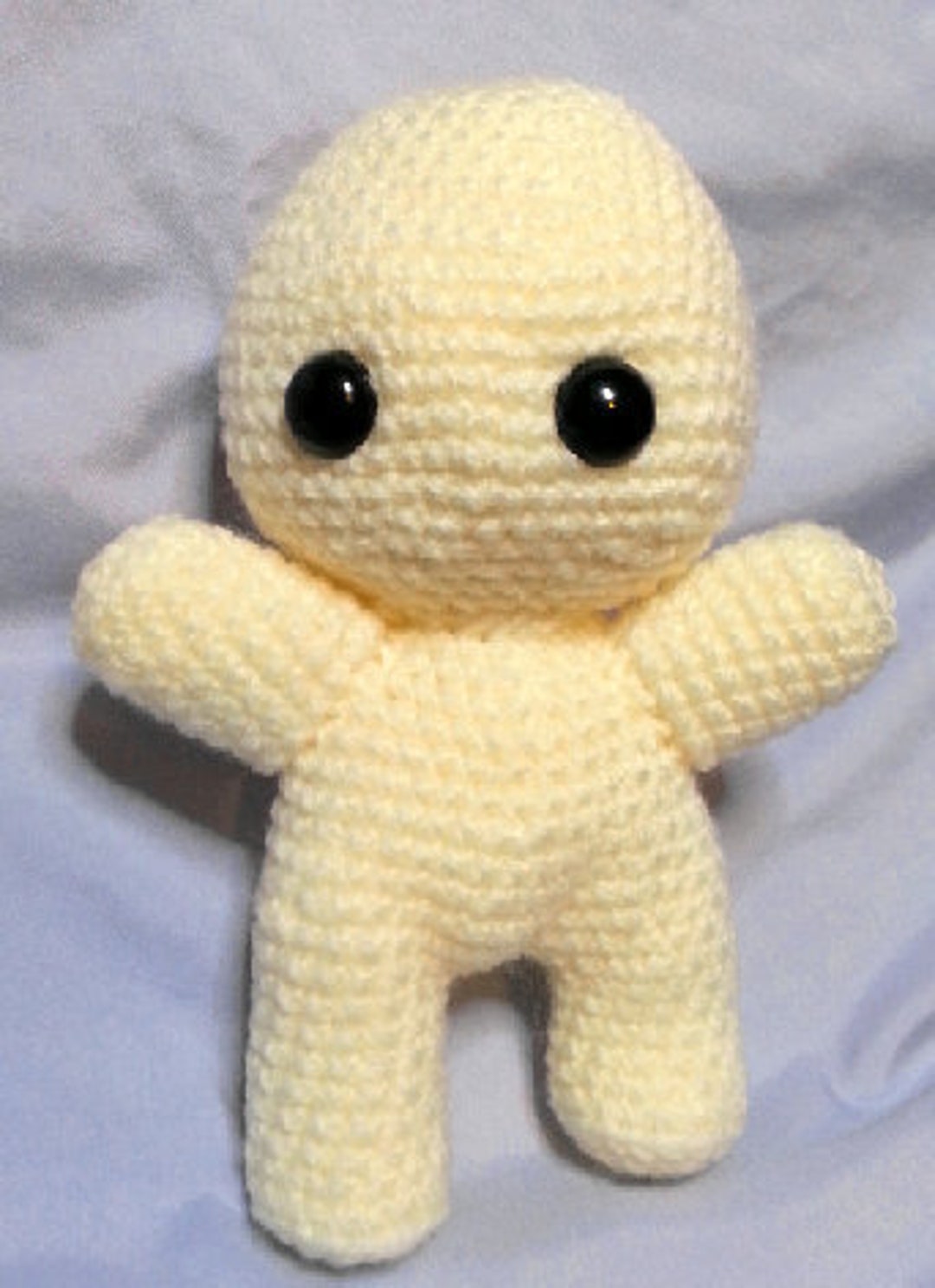 6 Inchs - Crochet Doll Base - Chibi Amigurumi DIGITAL PATTERN ...